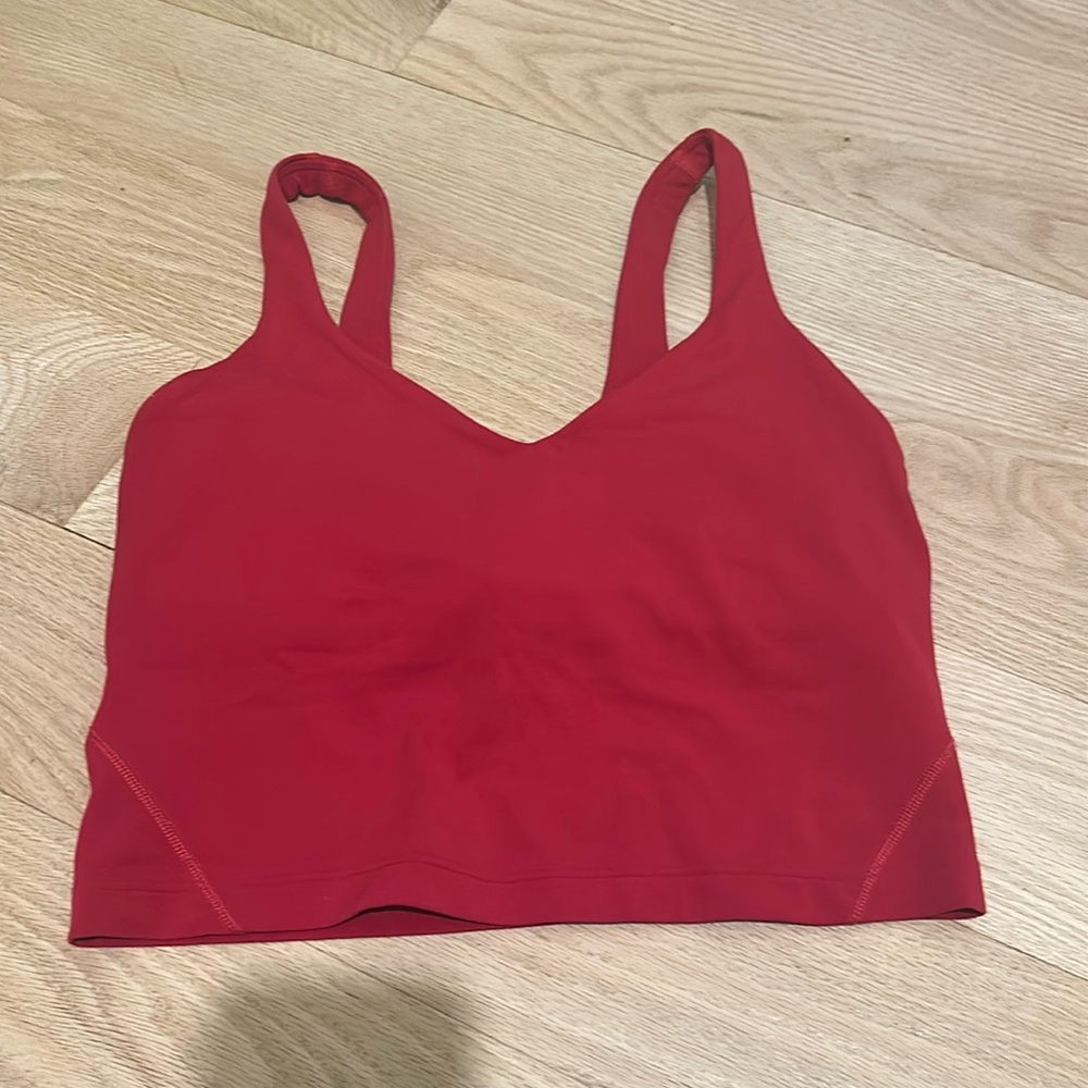 Lululemon Chinese new years red align tank size 4